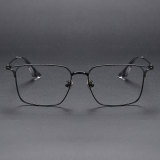 Square Titanium Glasses LE1112_Black