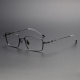 Rectangle Titanium Glasses LE1118_Black