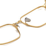 Square Titanium Glasses LE1112_Gold