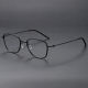 Square Titanium Glasses LE1126_Black