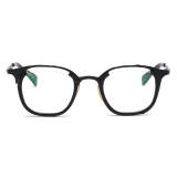 Square Titanium Glasses LE1190_Black Frame & Black Rim