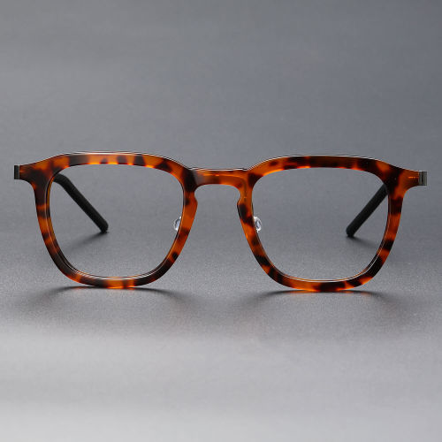 Square Acetate Glasses LE1181_Tortoise