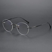 Rimless Titanium Glasses LE1320_Gunmetal