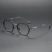 Geometric Titanium Glasses LE1287_Gunmetal