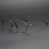 Aviator Titanium Glasses LE1321_Bronze