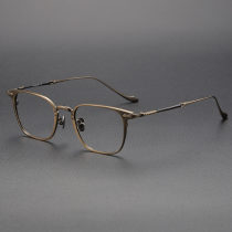 Square Titanium Glasses LE1327_Bronze