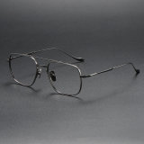 Aviator Titanium Glasses LE1321_Gunmetal