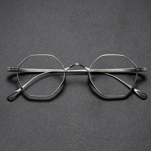 Geometric Titanium Glasses LE1325_Silver
