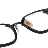 Square Titanium Glasses LE1190_Black Frame & Black Rim