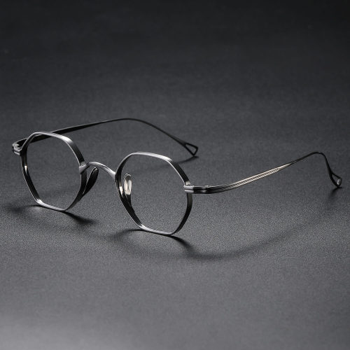 Geometric Titanium Glasses LE1325_Silver