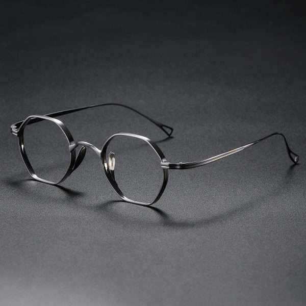 Geometric Titanium Glasses LE1325_Silver