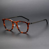 Square Acetate Glasses LE1181_Tortoise