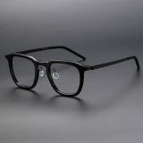 Square Acetate Glasses LE1181_Black