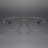 Aviator Titanium Glasses LE1321_Gunmetal Front View