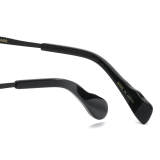 Square Titanium Glasses LE1190_Black Frame & Black Rim