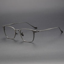 Square Titanium Glasses LE1327_Gunmetal Square Titanium Glasses LE1327_Gunmetal