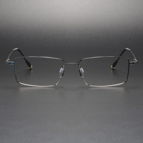 Titanium Eyeglasses LE1063_Blue - Gunmetal