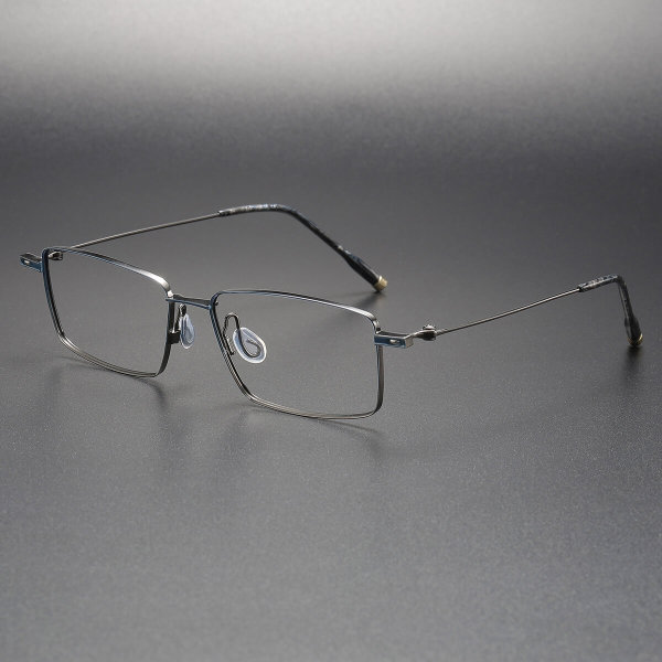 Titanium Eyeglasses LE1063_Blue - Gunmetal