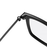 Square Acetate & Titanium Glasses LE1304_Black