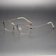 Titanium Eyeglasses LE1063_Black - Gold