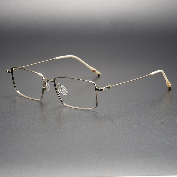 Titanium Eyeglasses LE1063_Black - Gold