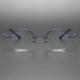 Titanium Eyeglasses LE1066_Blue