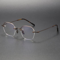 Titanium Eyeglasses LE1066_Bronze