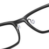 Square Acetate & Titanium Glasses LE1304_Black