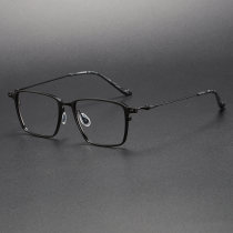 Titanium Eyeglasses LE1034_Black Titanium Eyeglasses LE1034_Black