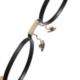 Titanium Eyeglasses LE1057_Black - Gold