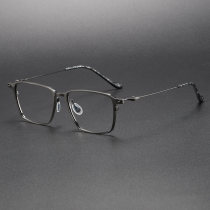 Titanium Eyeglasses LE1034_Gunmetal Titanium Eyeglasses LE1034_Gunmetal