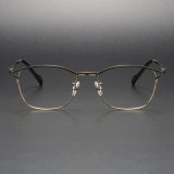Titanium Eyeglasses LE1055_Black Gold