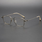 Titanium Eyeglasses LE1033_Black - Gold