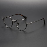 Titanium Eyeglasses LE1057_Gunmetal - Silver
