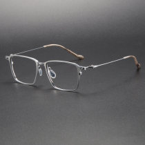 Titanium Eyeglasses LE1034_Silver Titanium Eyeglasses LE1034_Silver