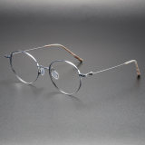 Titanium Eyeglasses LE1062_Blue - Silver