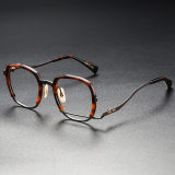 Acetate & Titanium Eyeglasses LE0431_Tortoise