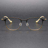 Titanium Eyeglasses LE1041_Black - Gold