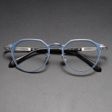 Titanium Eyeglasses LE1036_Blue - Silver