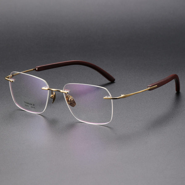 Titanium Eyeglasses LE1028_Gold