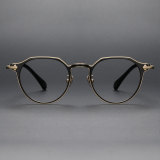 Titanium Eyeglasses LE1036_Black - Gold