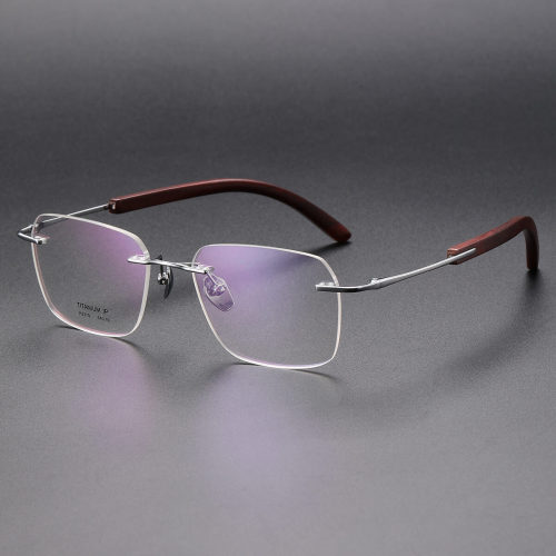 Titanium Eyeglasses LE1028_Silver