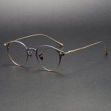 Titanium Eyeglasses LE1039_Gunmetal - Gold