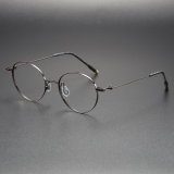 Titanium Eyeglasses LE1062_Red - Gunmetal