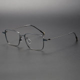 Titanium Eyeglasses LE1033_Blue Gunmetal