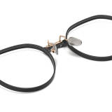 Titanium Eyeglasses LE1057_Black - Gold