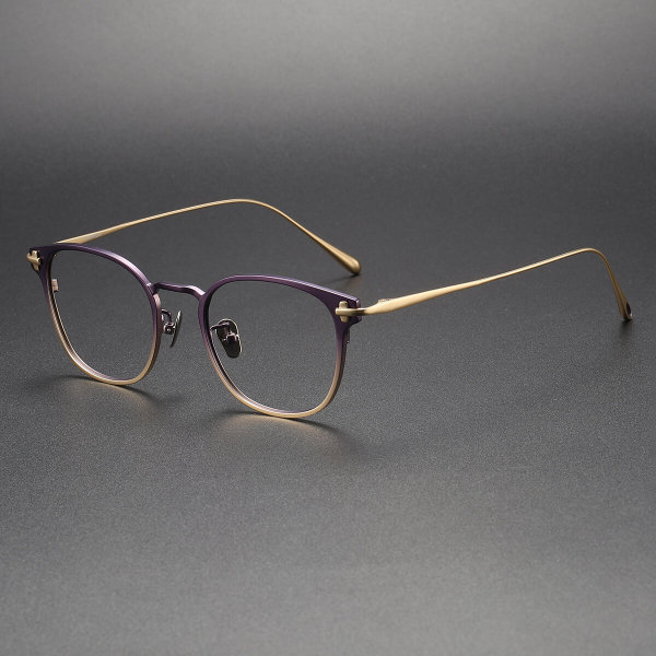 Titanium Eyeglasses LE1035_Purple - Gold