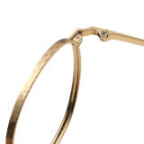 Round Titanium Eyeglasses LE0040_Gold