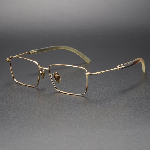 Titanium Eyeglasses LE1017_Gold