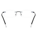 Titanium Rimless Eyeglasses LE0651_Matte Black